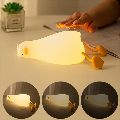 Lámpara de Noche Pato Táctil Recargable -Duckly