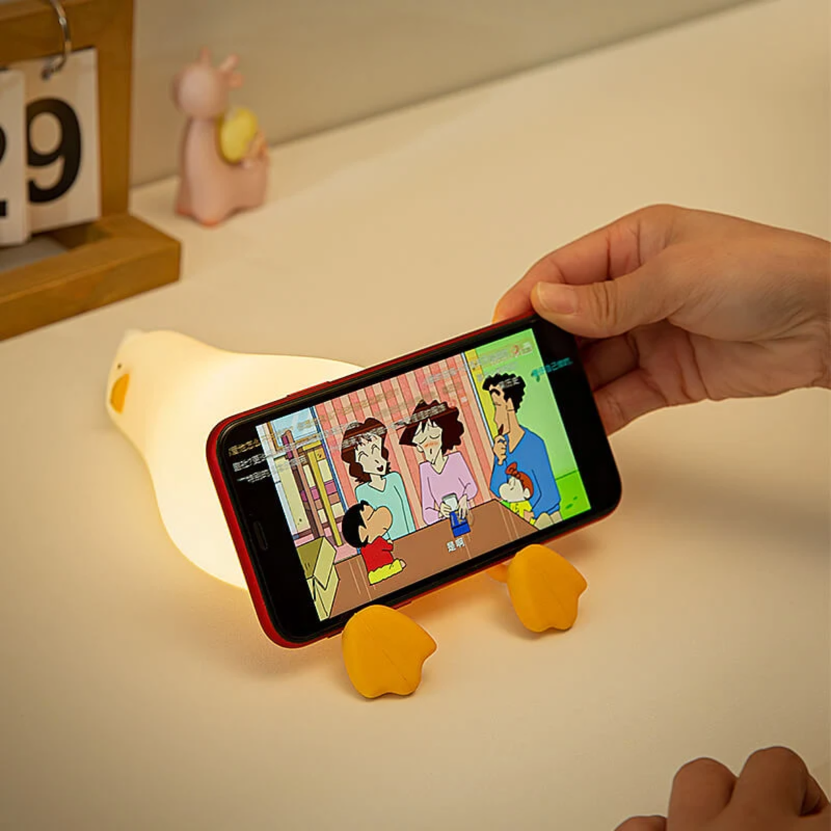 Lámpara de Noche Pato Táctil Recargable -Duckly
